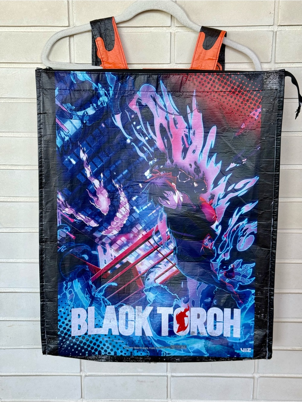 Black Torch Anime Convention Bag * Crunchyroll * Everything Anime * VIZ Backpack